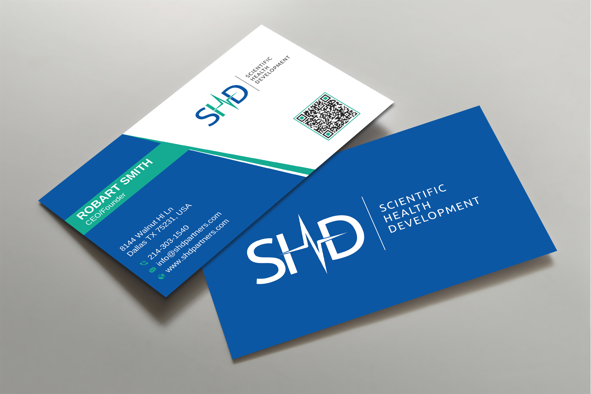 Business Card Design by Uttom 2 for Scientific Health Development | Design #29046337
