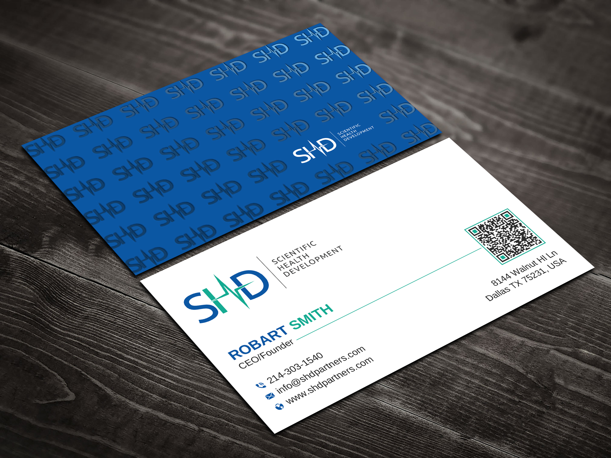 Business Card Design by Uttom 2 for Scientific Health Development | Design #29046339