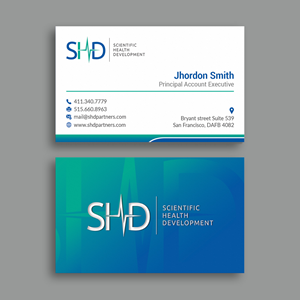 Business Card Design by Branding_BD for Scientific Health Development | Design: #29018315