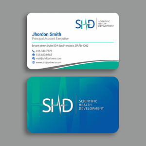 Business Card Design by Branding_BD for Scientific Health Development | Design: #29018434
