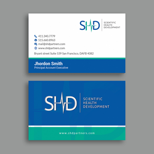 Business Card Design by Branding_BD for Scientific Health Development | Design: #29018489