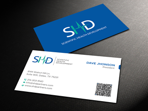 Business Card Design by DesignShout for Scientific Health Development | Design: #29013471