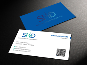 Business Card Design by DesignShout for Scientific Health Development | Design: #29013481