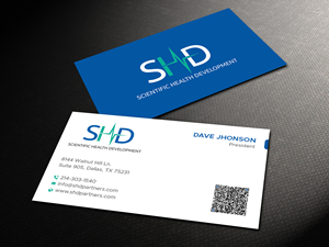 Business Card Design by DesignShout for Scientific Health Development | Design: #29013482