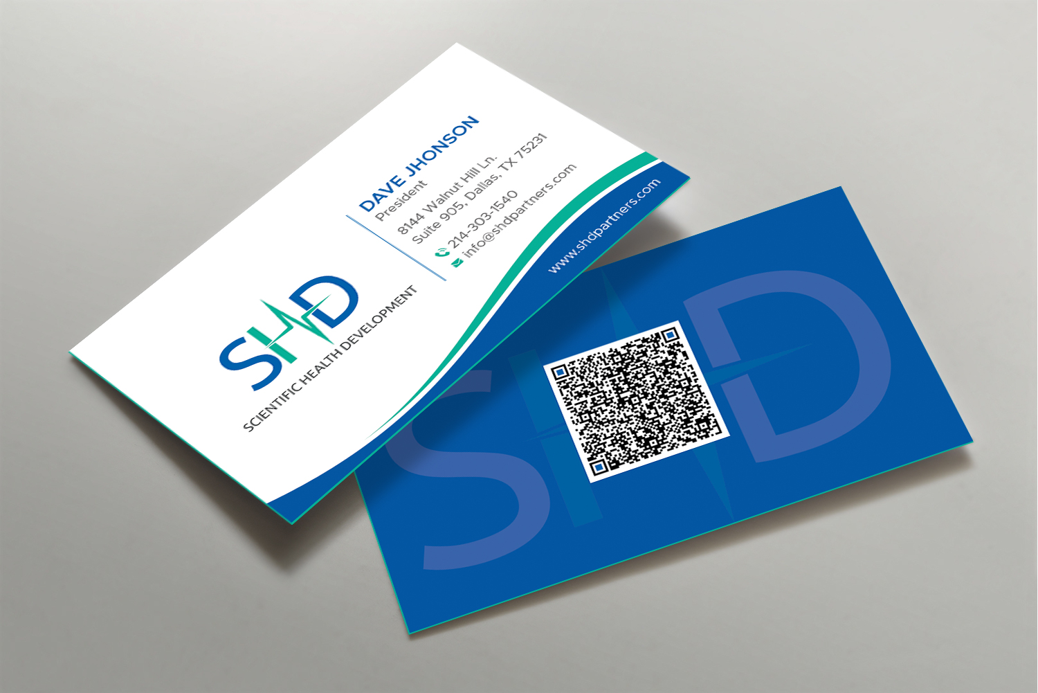Design de Carte de Visite par DesignShout pour Scientific Health Development | Design #29013647