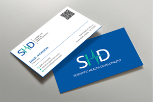 Business Card Design by DesignShout for Scientific Health Development | Design: #29013685