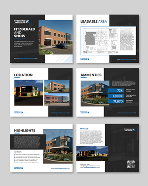 Commercial/Retail/Office Real Estate Lease Brochure for Vacant Space | Diseño de Flyer por ZeneFashions
