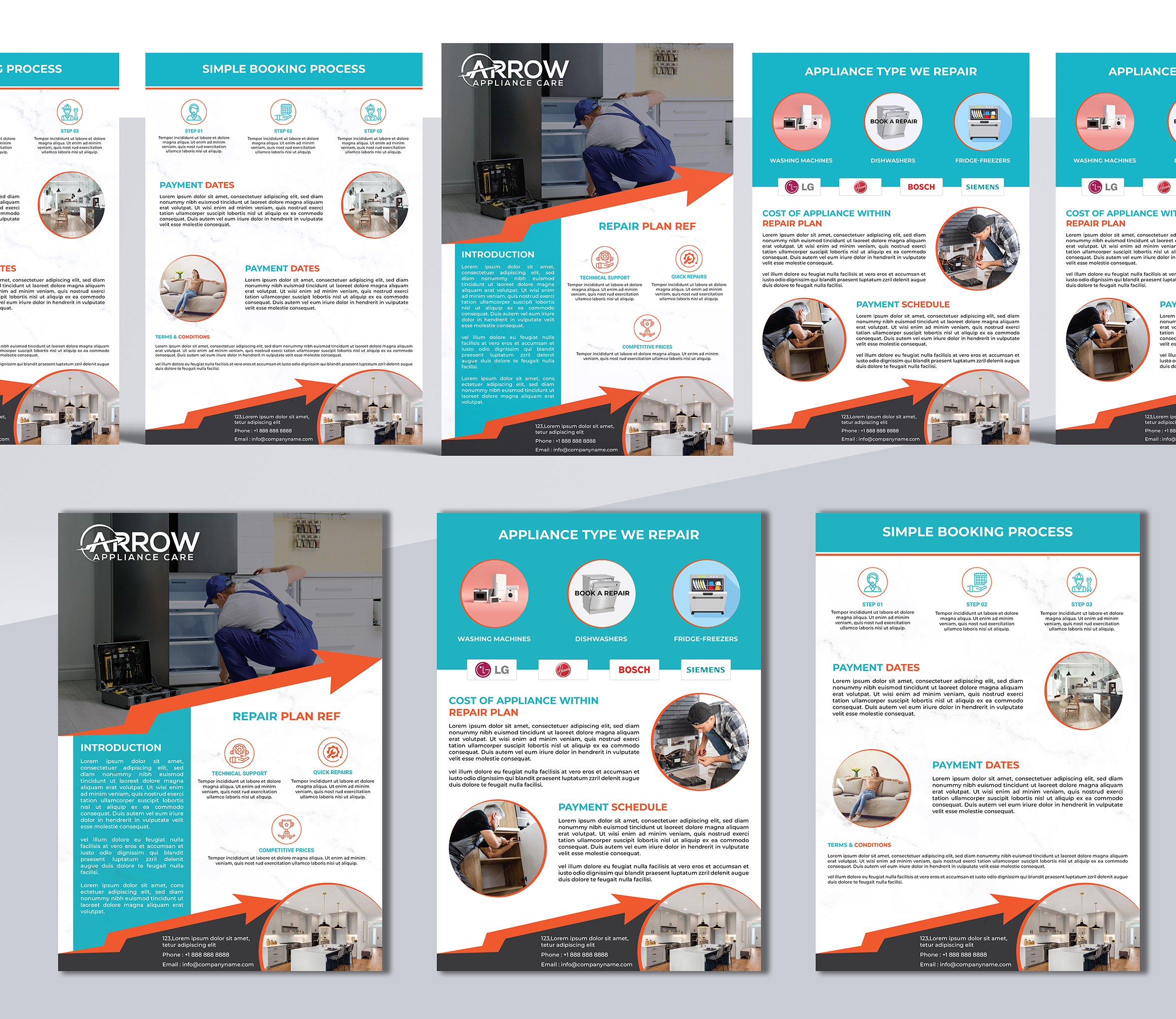 Word Template Design by creativemood438 for Arrow appliance care | Design #29020741