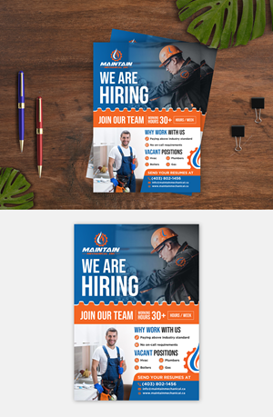 Maintain Mechanical Job Add | Flyer Design by debdesign