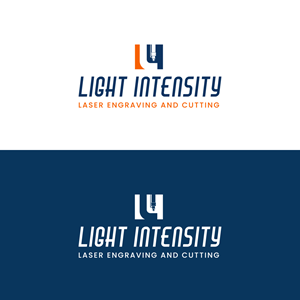 Light Intensity     Laser Engraving and Cutting | Logo Design by WeekendJob