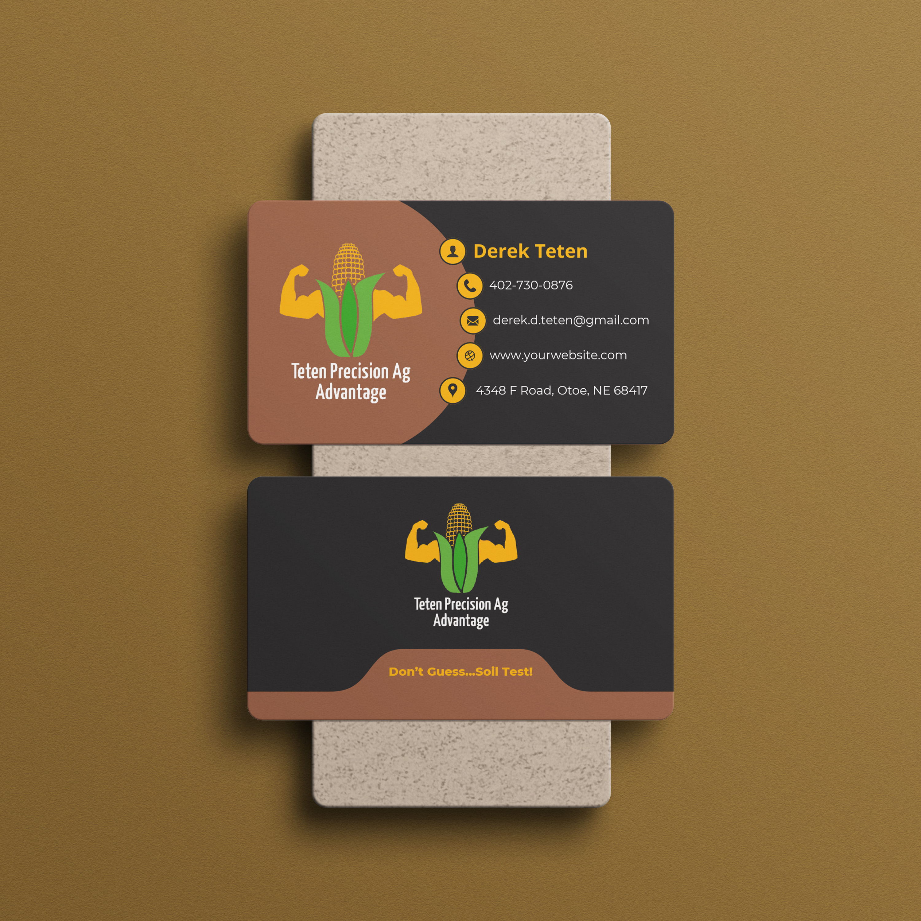 Diseño de Tarjeta de Presentación por Tilt para Teten Precision Ag Advantage | Diseño #29013330