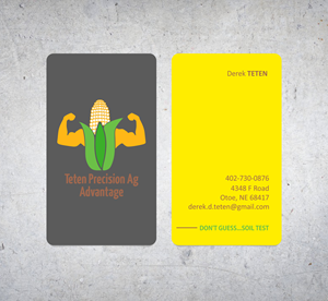 Diseño de Tarjeta de Presentación por Artissan para Teten Precision Ag Advantage | Diseño: #29017654