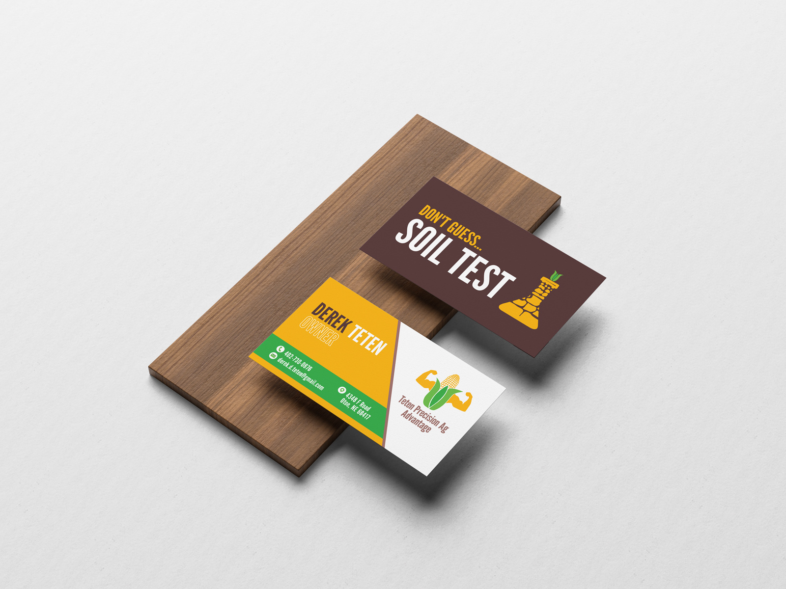 Business Card Design by JK18 for Teten Precision Ag Advantage | Design #29018210