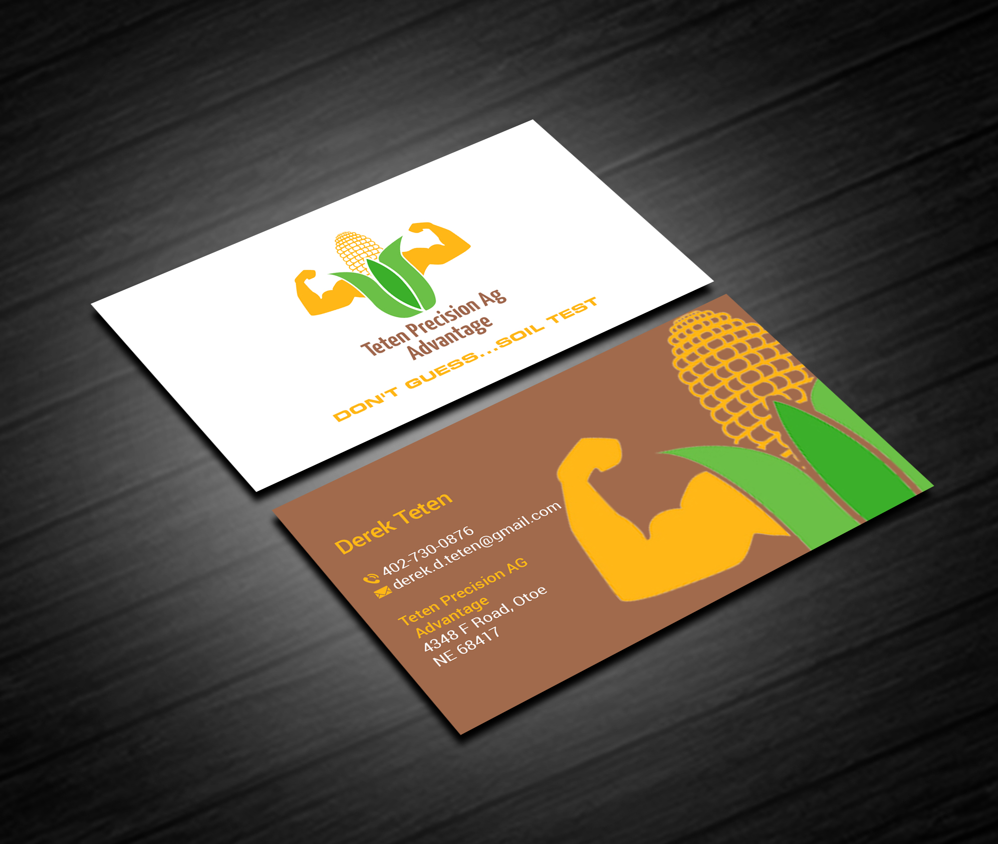 Diseño de Tarjeta de Presentación por Creations Box 2015 para Teten Precision Ag Advantage | Diseño #29016891