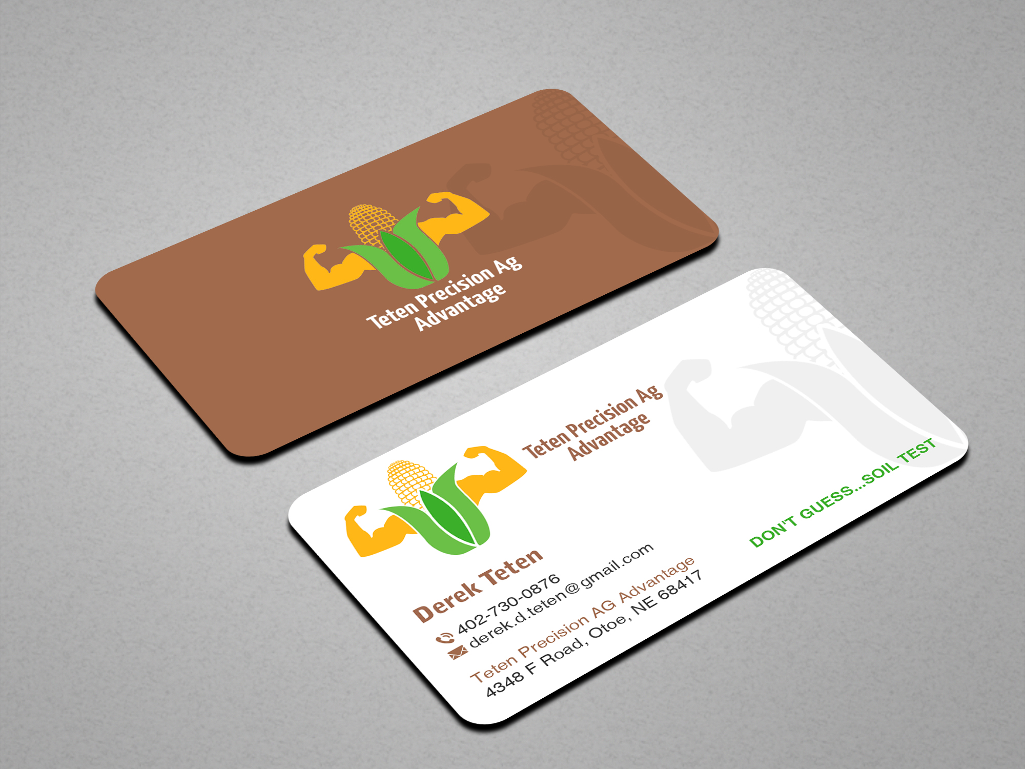 Diseño de Tarjeta de Presentación por Creations Box 2015 para Teten Precision Ag Advantage | Diseño #29016892