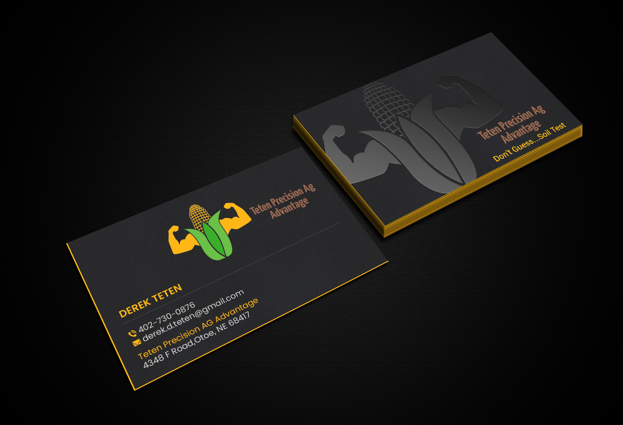 Diseño de Tarjeta de Presentación por Creations Box 2015 para Teten Precision Ag Advantage | Diseño #29020989