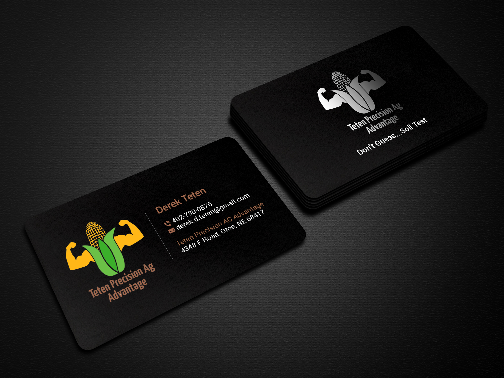 Diseño de Tarjeta de Presentación por Creations Box 2015 para Teten Precision Ag Advantage | Diseño #29020990