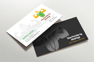 Business Card Design by Pictorial for Teten Precision Ag Advantage | Design #29013767