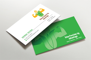 Diseño de Tarjeta de Presentación por LAXMI DESIGNHUB para Teten Precision Ag Advantage | Diseño: #29013771