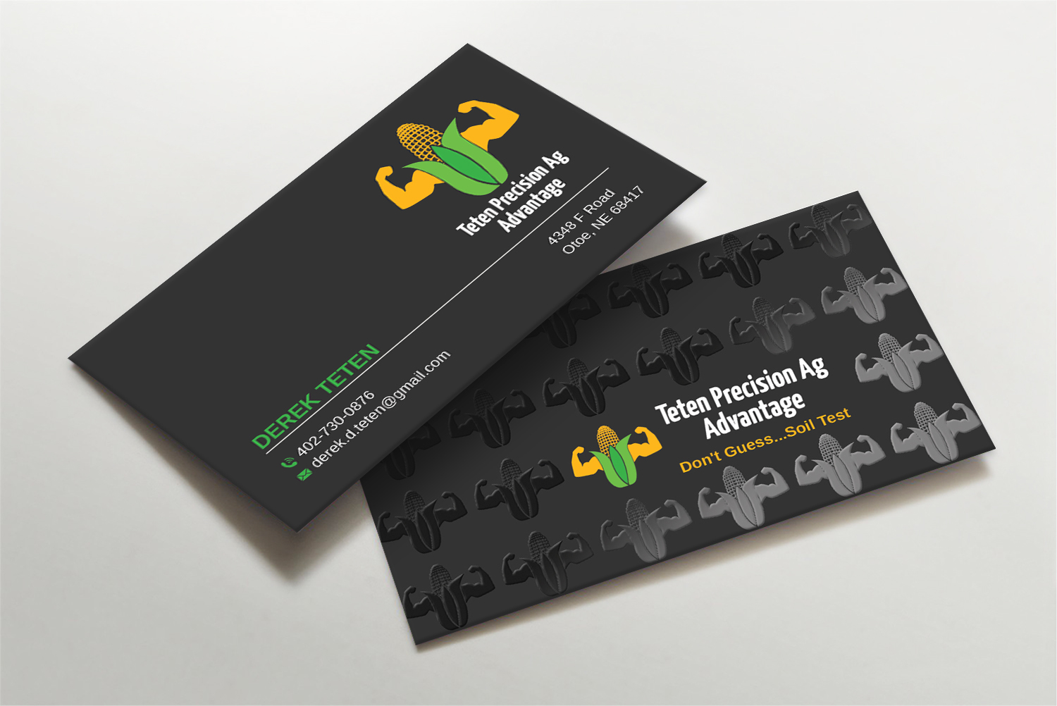 Diseño de Tarjeta de Presentación por LAXMI DESIGNHUB para Teten Precision Ag Advantage | Diseño #29013776