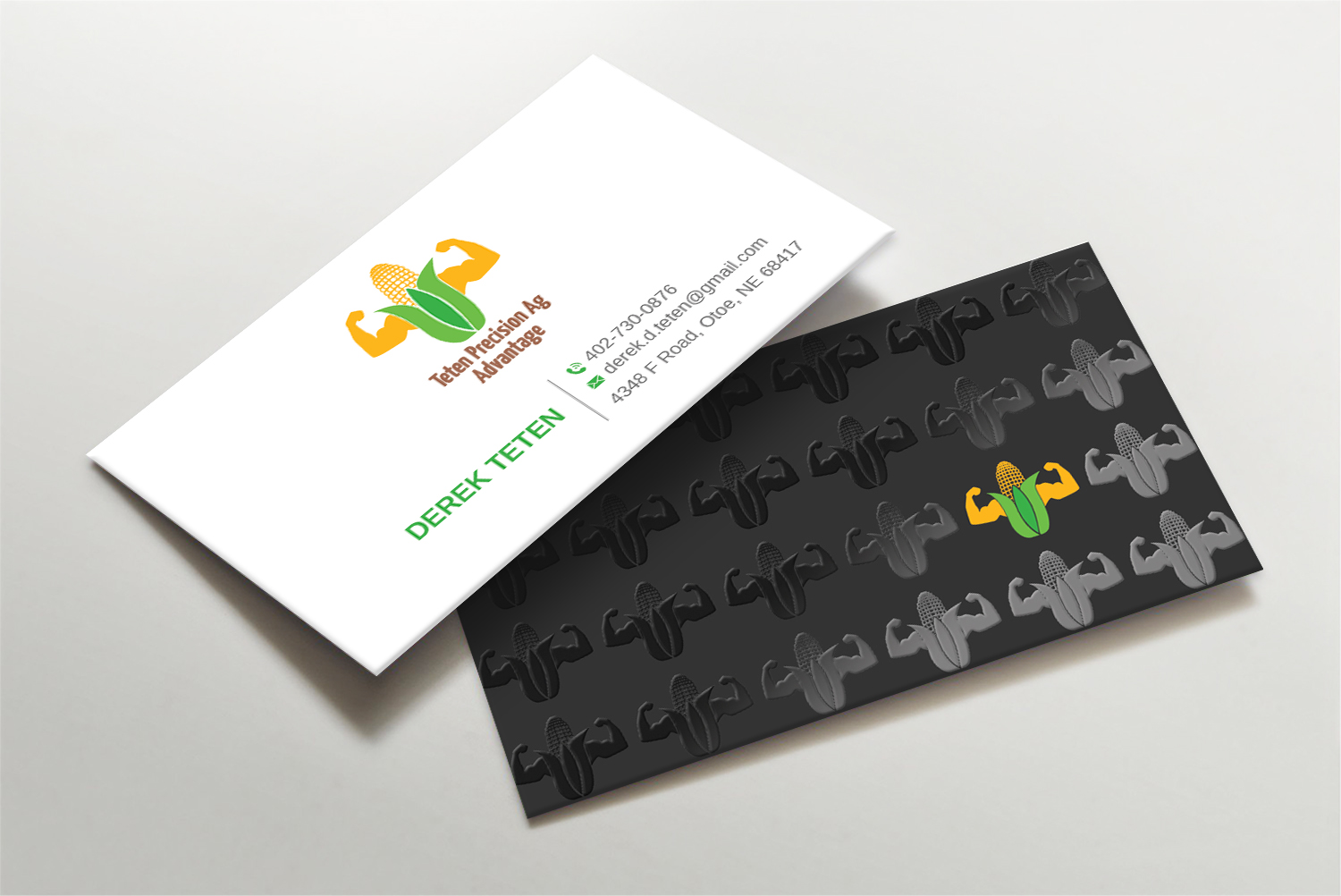 Diseño de Tarjeta de Presentación por LAXMI DESIGNHUB para Teten Precision Ag Advantage | Diseño #29013783
