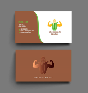 Diseño de Tarjeta de Presentación por chandrayaan.creative para Teten Precision Ag Advantage | Diseño: #29013207