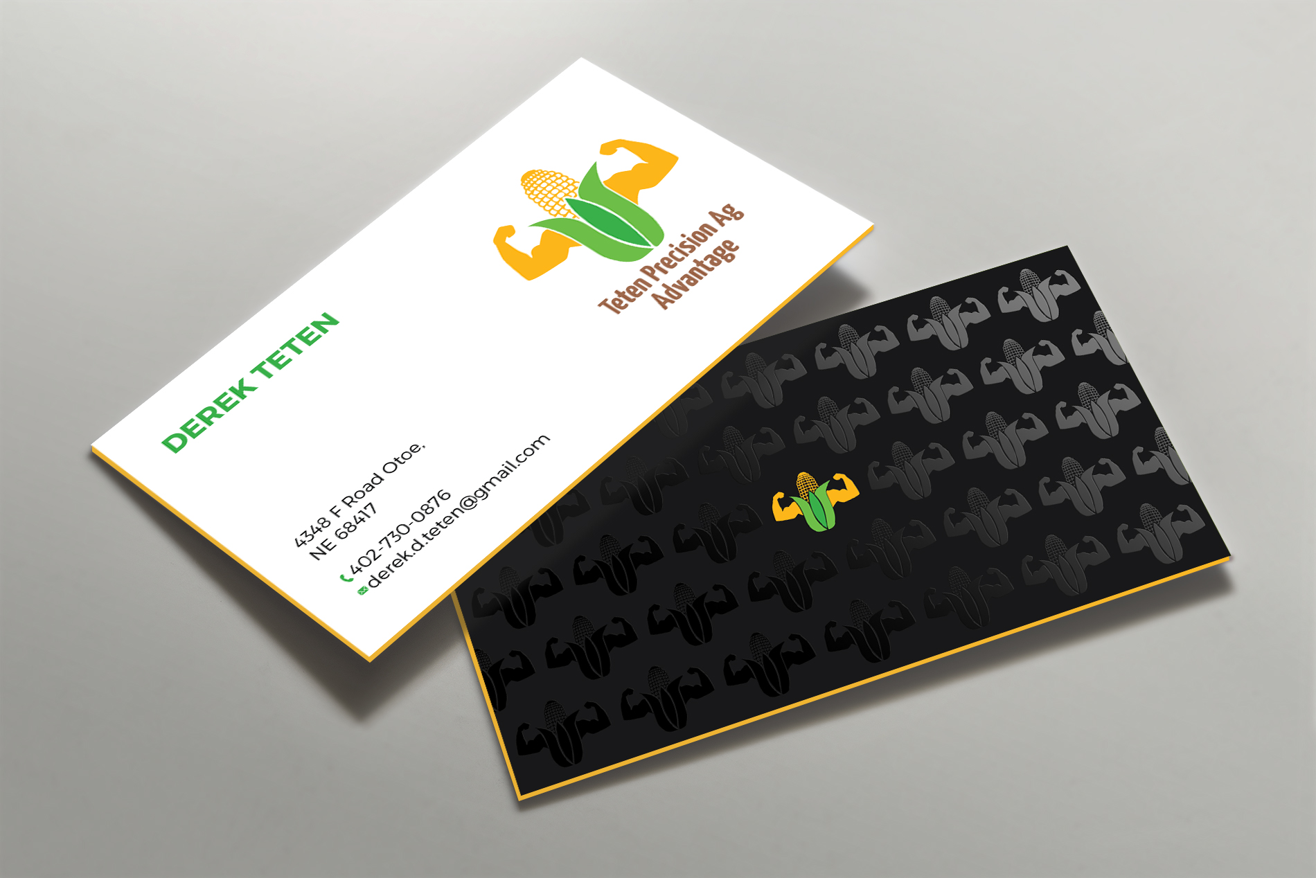 Visitenkarten-Design von Tripti Ranjan Gain für Teten Precision Ag Advantage | Design #29015318