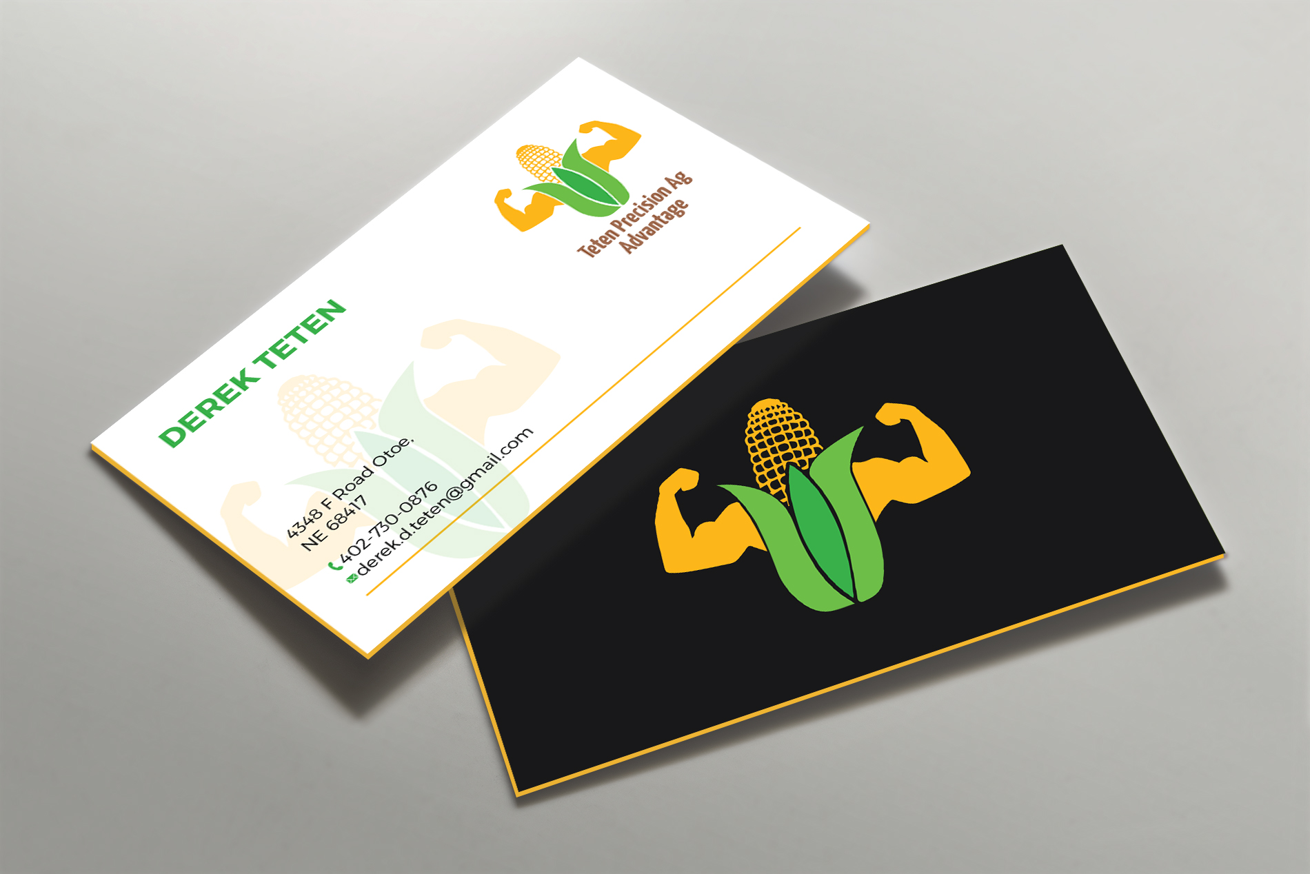 Visitenkarten-Design von Tripti Ranjan Gain für Teten Precision Ag Advantage | Design #29015339