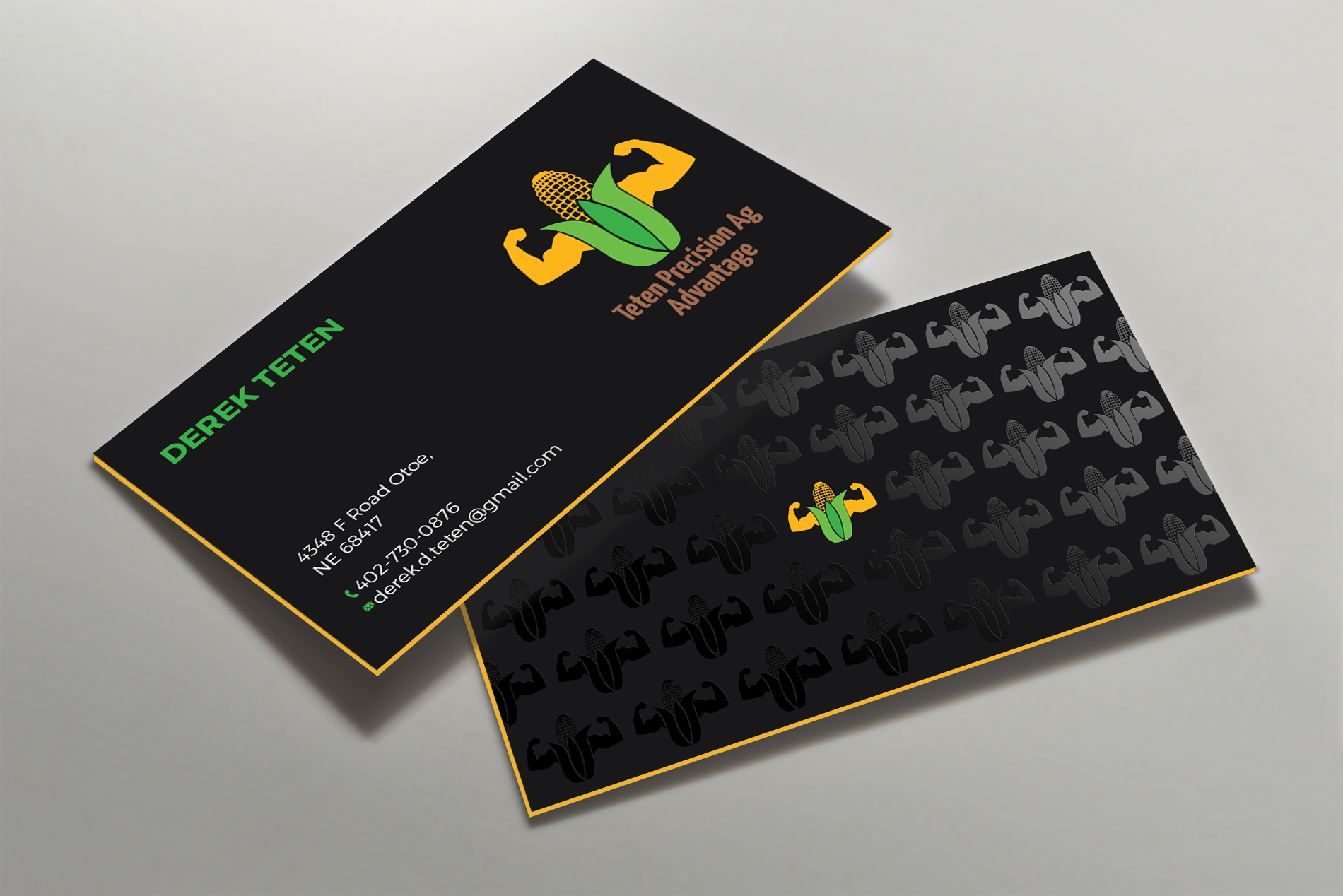 Visitenkarten-Design von Tripti Ranjan Gain für Teten Precision Ag Advantage | Design #29015342