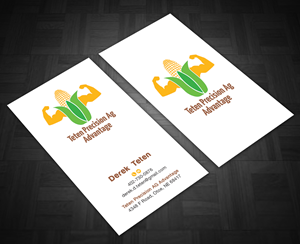 Diseño de Tarjeta de Presentación por Bonna 3 para Teten Precision Ag Advantage | Diseño: #29017956