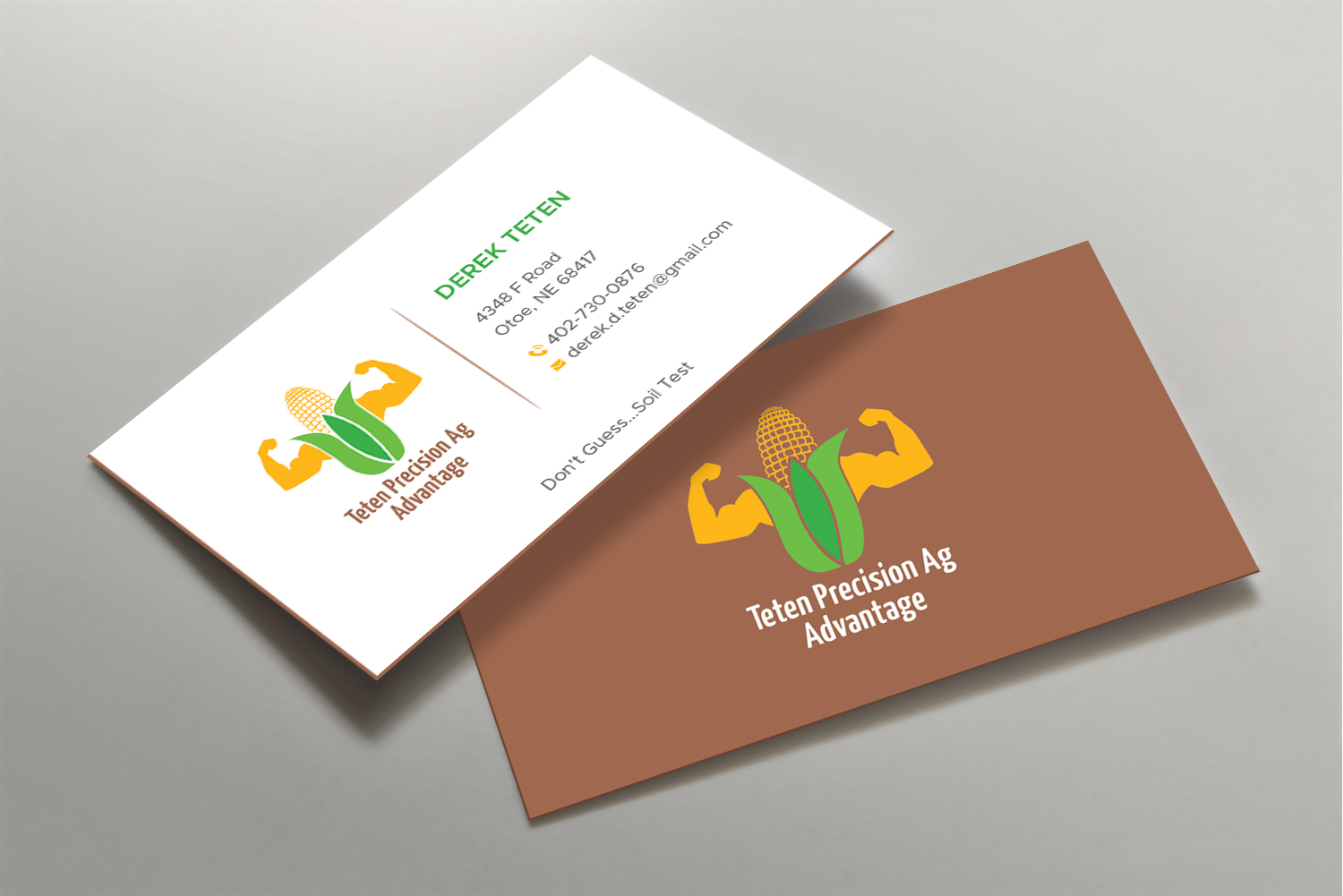 Business Card Design by DesignShout for Teten Precision Ag Advantage | Design #29014502