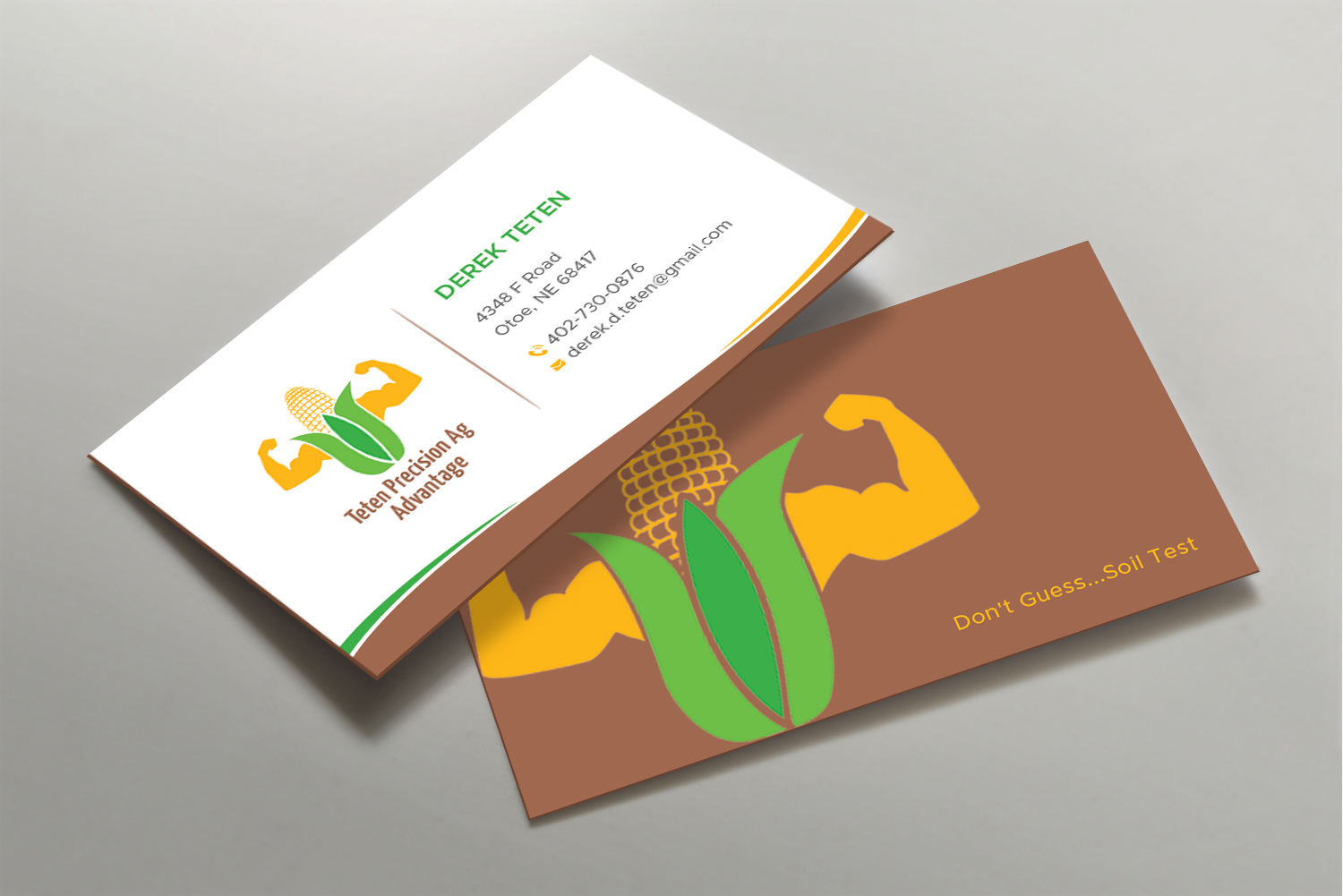 Diseño de Tarjeta de Presentación por DesignShout para Teten Precision Ag Advantage | Diseño #29014736