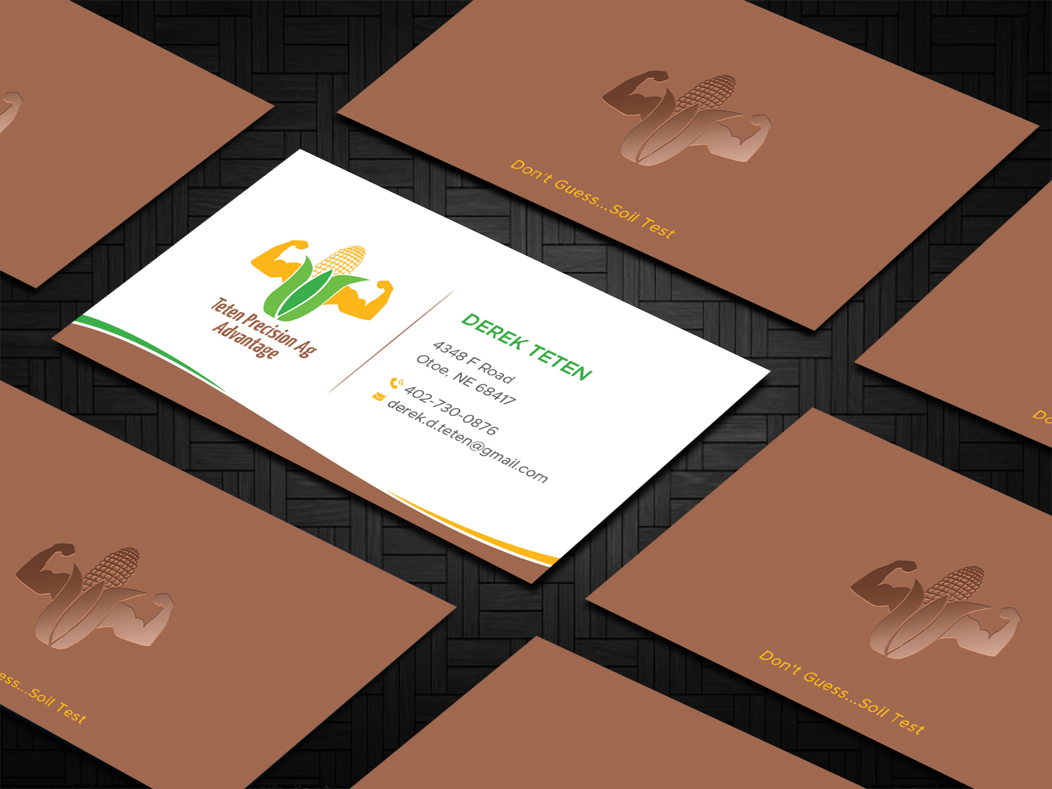 Diseño de Tarjeta de Presentación por DesignShout para Teten Precision Ag Advantage | Diseño #29014737