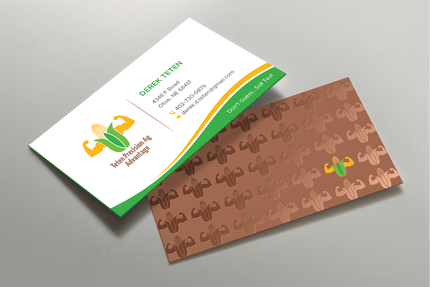 Business Card Design by DesignShout for Teten Precision Ag Advantage | Design #29014770