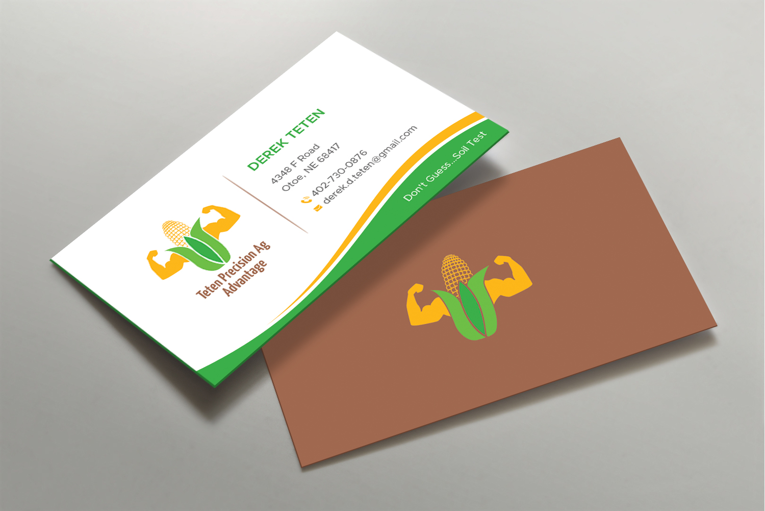 Business Card Design by DesignShout for Teten Precision Ag Advantage | Design #29014772