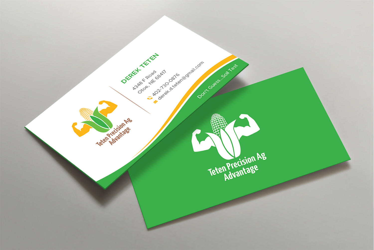 Business Card Design by DesignShout for Teten Precision Ag Advantage | Design #29014829