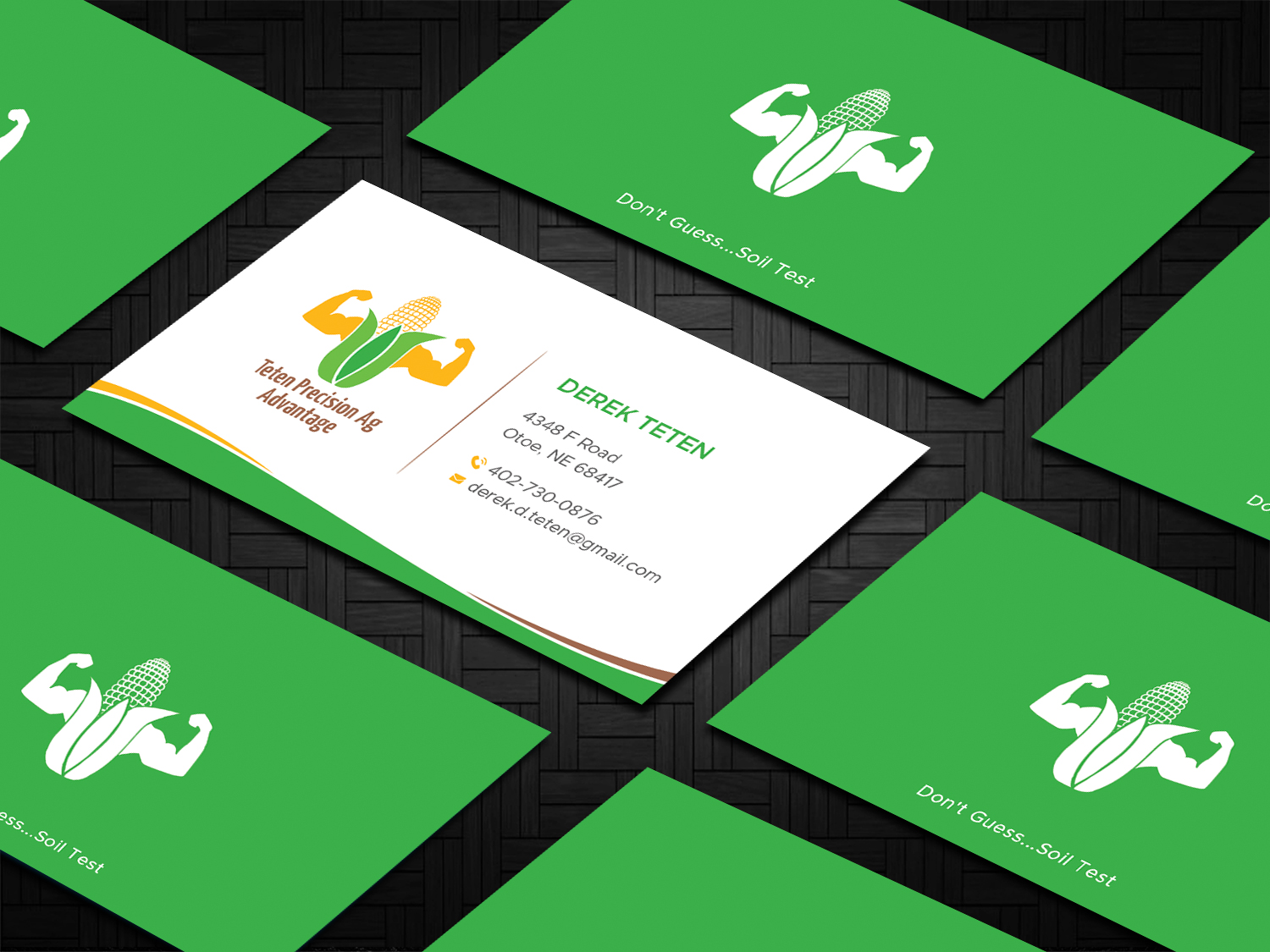 Business Card Design by DesignShout for Teten Precision Ag Advantage | Design #29014863