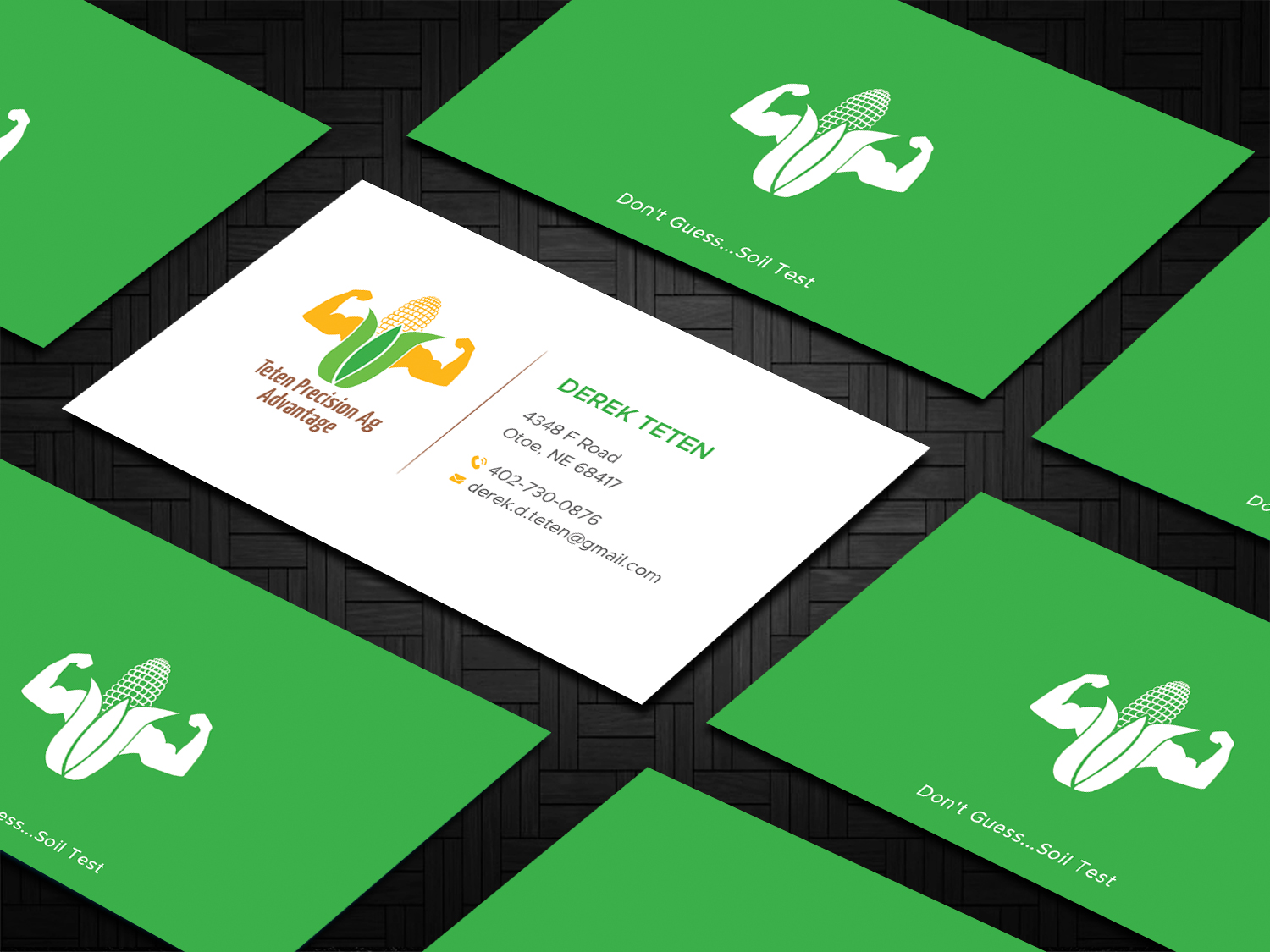 Business Card Design by DesignShout for Teten Precision Ag Advantage | Design #29014864