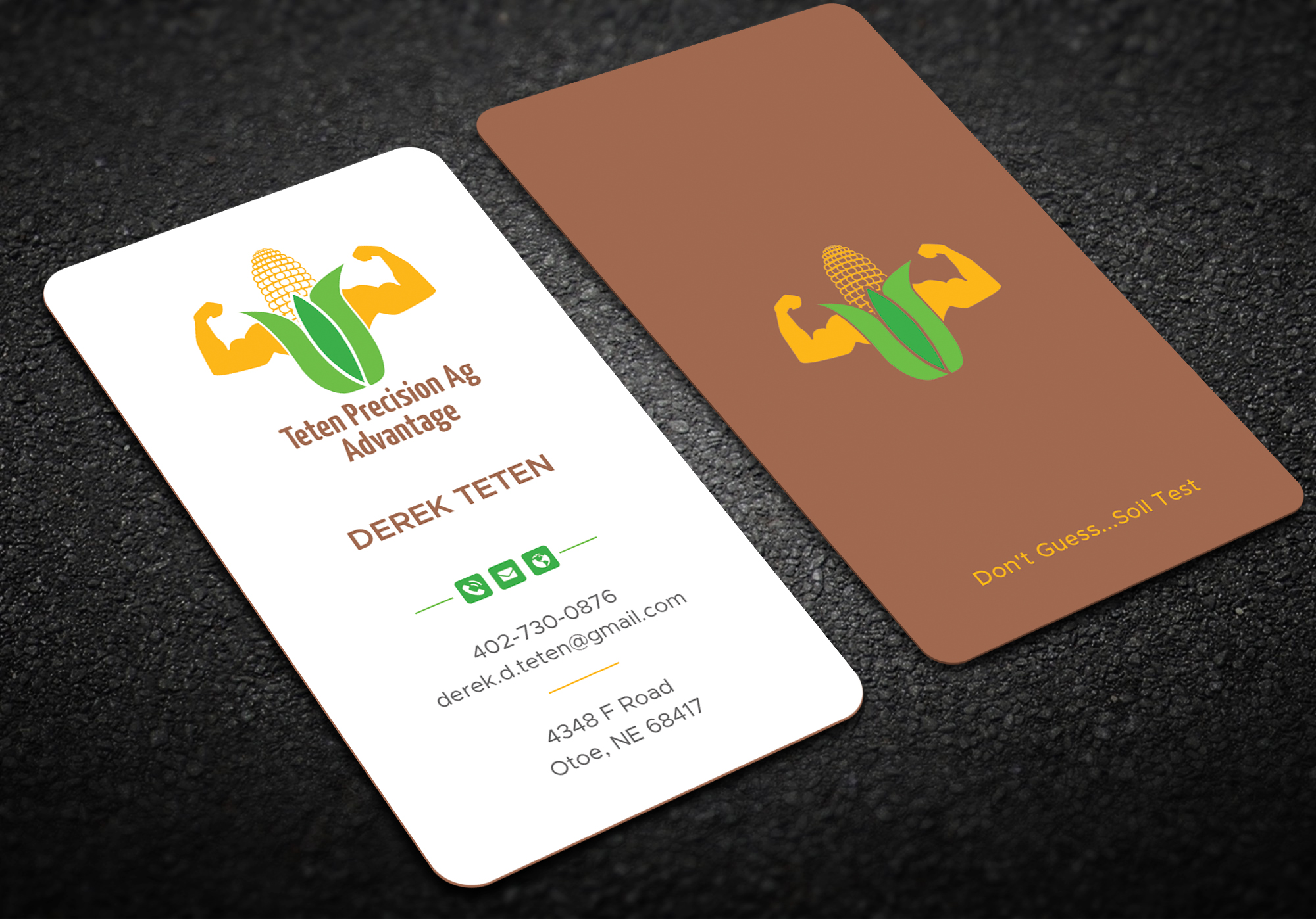 Design de Carte de Visite par DesignShout pour Teten Precision Ag Advantage | Design #29014972