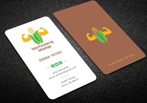 Business Card Design by DesignShout for Teten Precision Ag Advantage | Design: #29014972