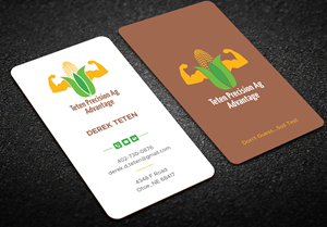 Business Card Design by DesignShout for Teten Precision Ag Advantage | Design: #29015018