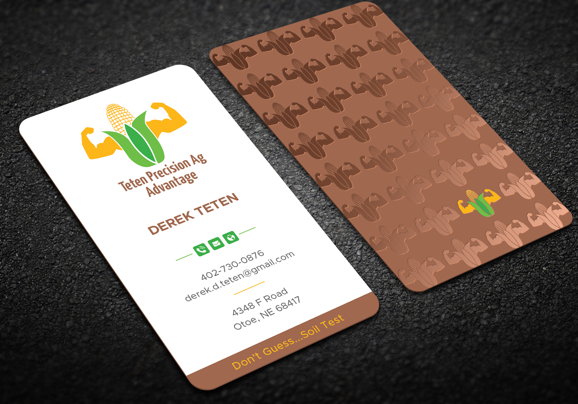 Business Card Design by DesignShout for Teten Precision Ag Advantage | Design #29015125