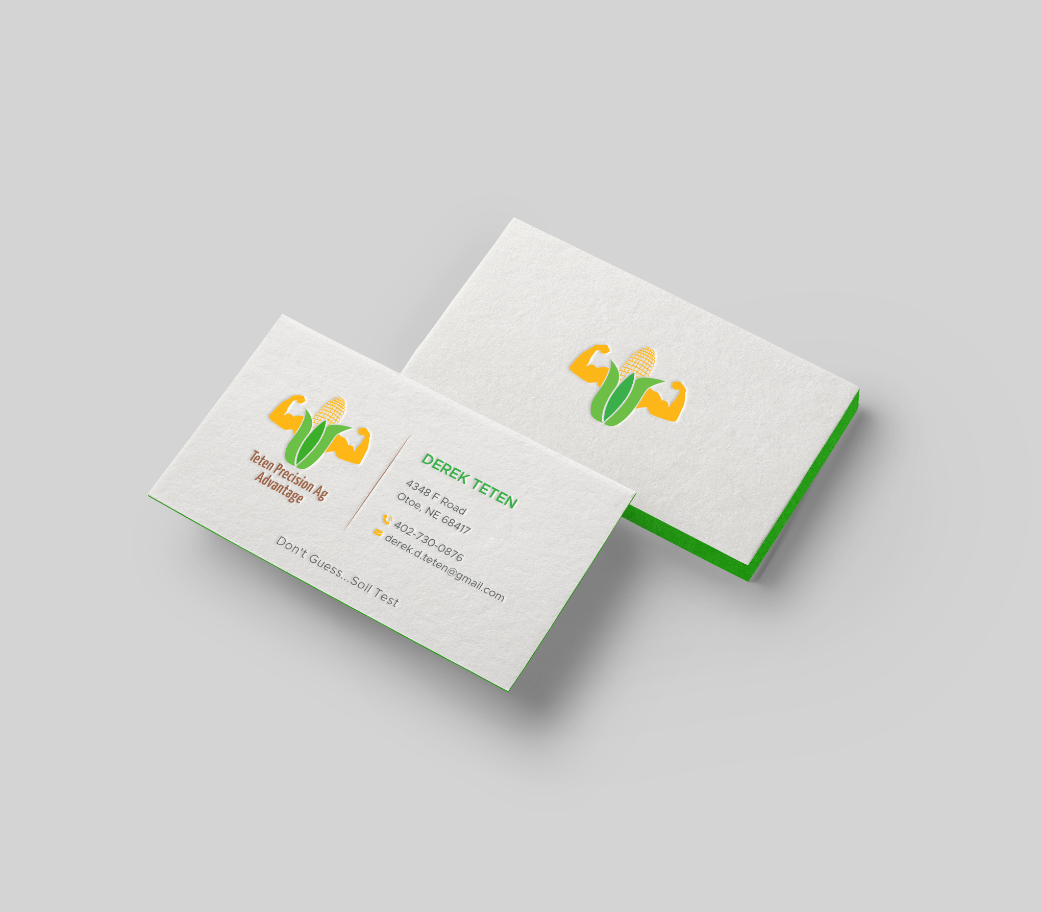 Diseño de Tarjeta de Presentación por DesignShout para Teten Precision Ag Advantage | Diseño #29015274