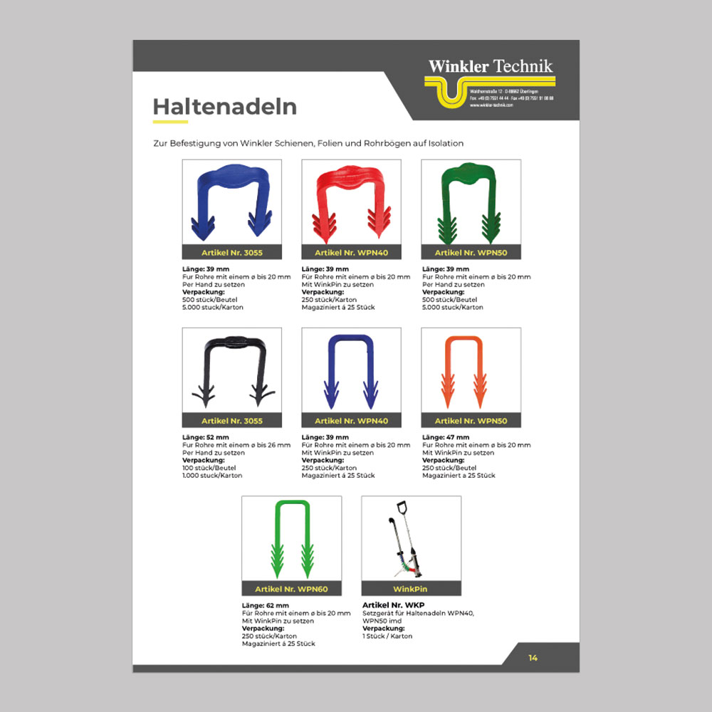 Design de Catalogue par VirtueITSolutions pour Winkler Technik GmbH | Design : #29020450