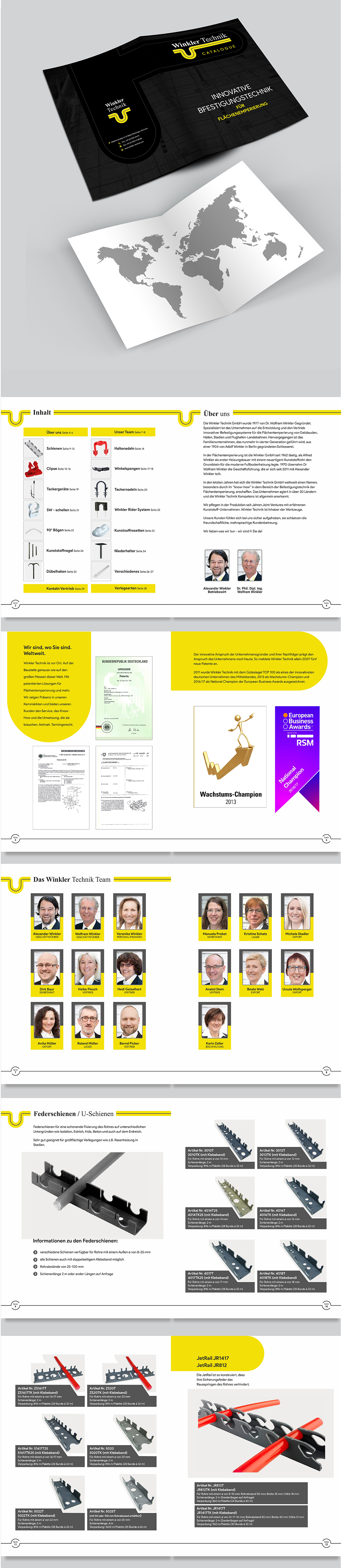 Catalogue Design by Fine Graphics House for Winkler Technik GmbH | Design #29029490