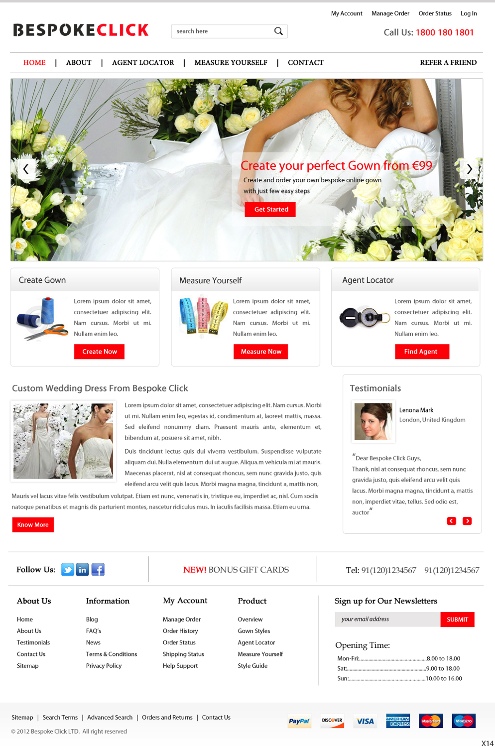 Web Design by pb for Prestige | Design #1021987