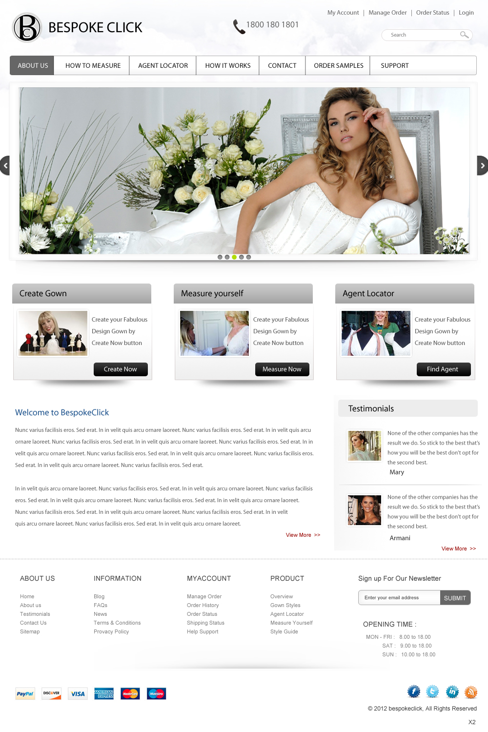 Web Design by pb for Prestige | Design #1025874