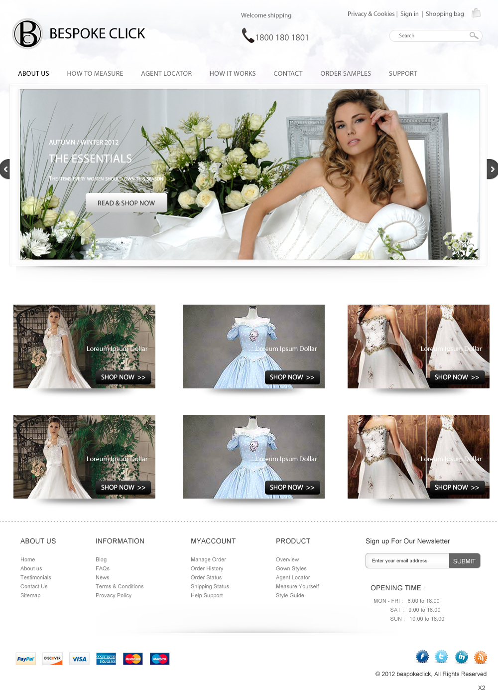 Web Design by pb for Prestige | Design #1031992