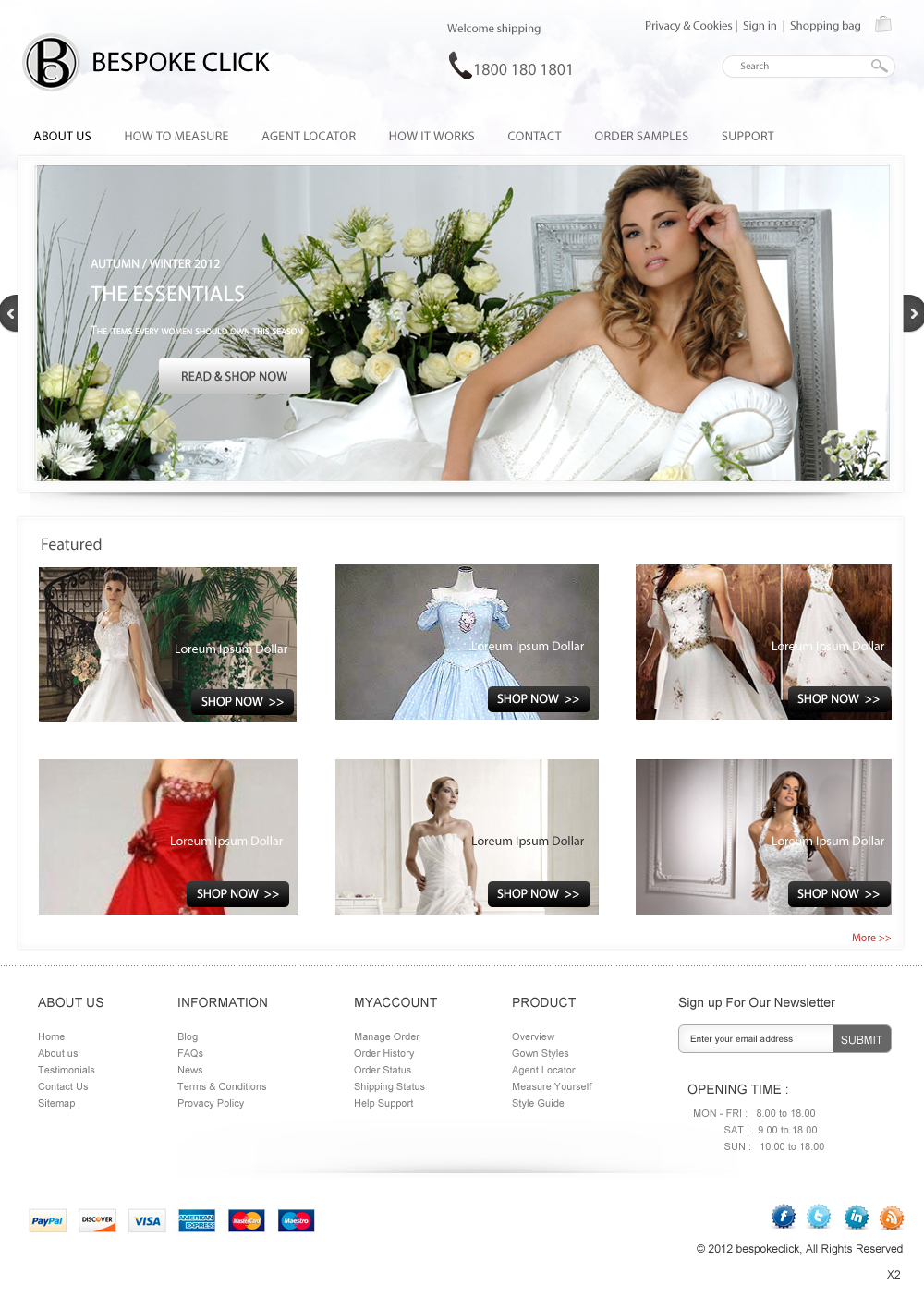 Web Design by pb for Prestige | Design #1035121