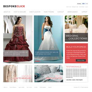 Web Design by Sam for Prestige | Design #1019338